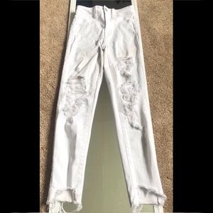 White crop Jeans